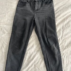 Women's High Rise Charcoal Jeans